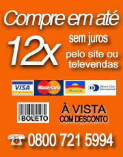 10x sem juros e ? vista com desconto - ligue 0800 721 5994