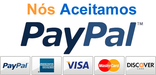 Agora aceitamos paypal